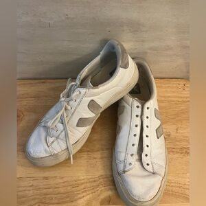 Veja V-12 Leather White Sneakers